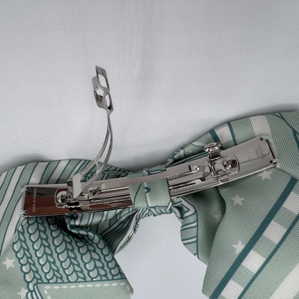 Barrette Hermès Grenelle en soie