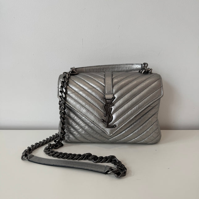 Sac Saint Laurent Collège argent