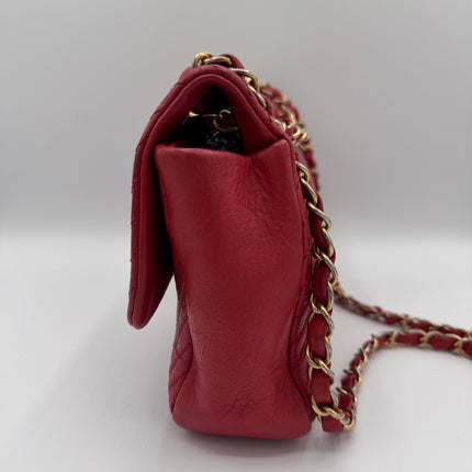 Sac chevrons Chanel Rouge