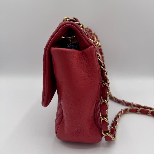 Sac chevrons Chanel Rouge