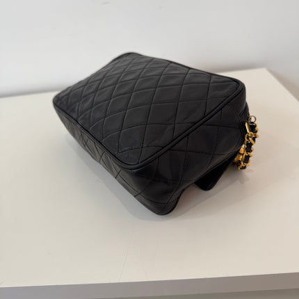 Sac Chanel caméra noir vintage