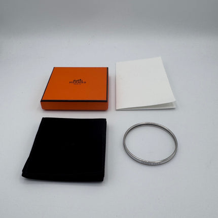 Bracelet Hermès Uni Extra Fin Blanc