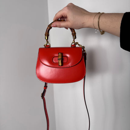 Sac Gucci Bamboo 1947 mini orange