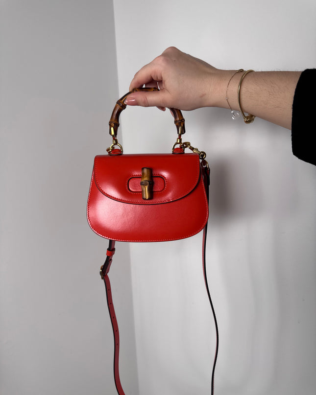 Sac Gucci Bamboo 1947 mini orange