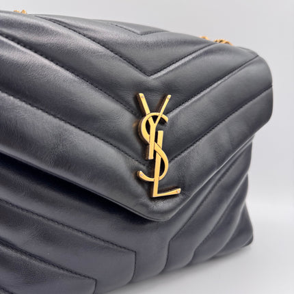 Sac Loulou Small Noir Saint Laurent