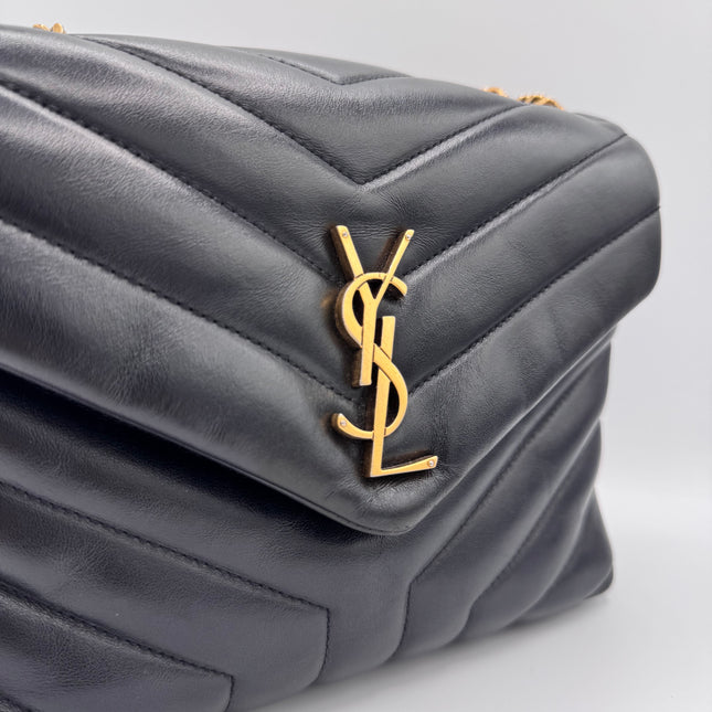 Sac Loulou Small Noir Saint Laurent