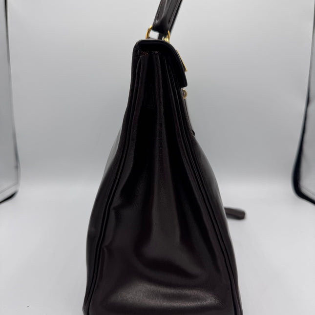 Sac Kelly 32 Hermès Chocolat