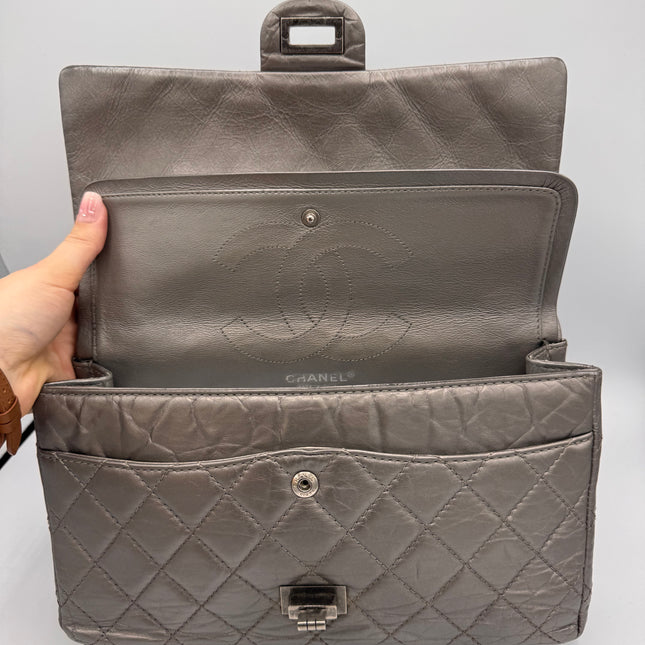 Sac 2.55 Chanel Grand Argent