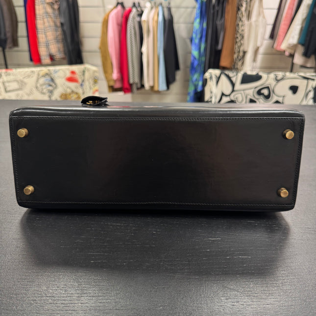 Kelly 32 Hermès Box Noir