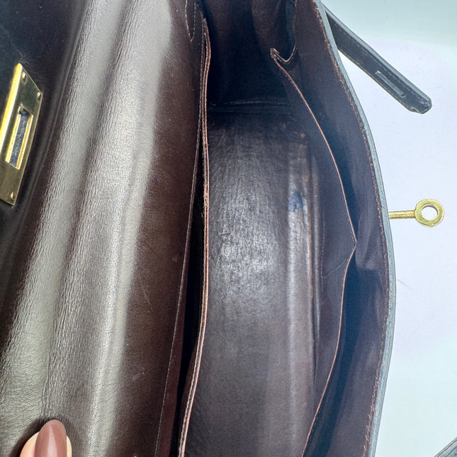 Sac Kelly 32 Hermès Chocolat