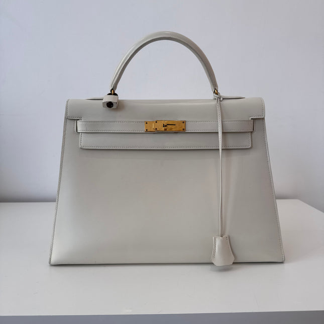Sac Hermès Kelly 32 Blanc craie