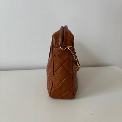 Sac Chanel caméra caramel