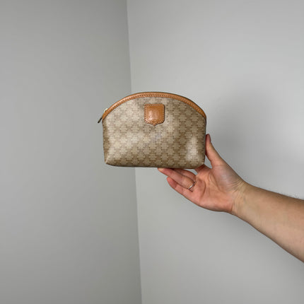 Trousse cosmétique Celine Macadam beige