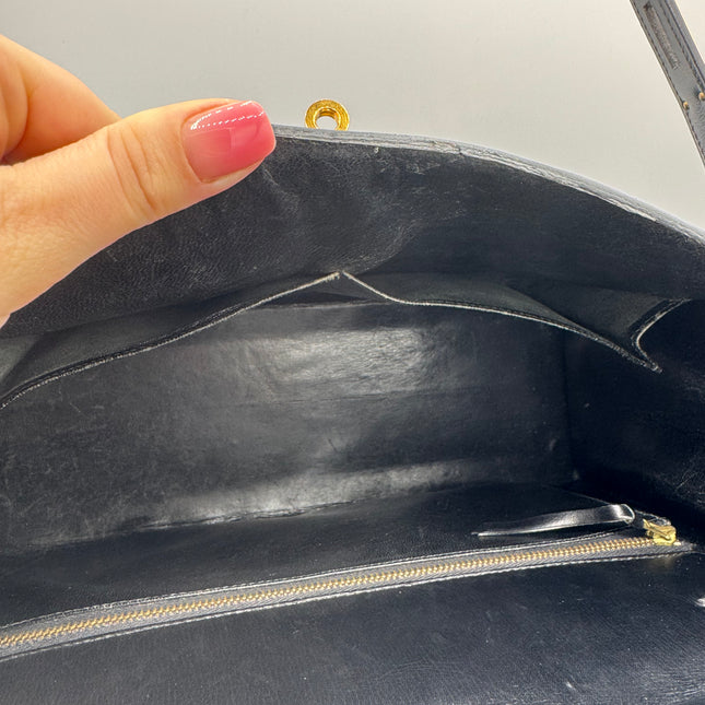 Kelly 32 Hermès Box Noir