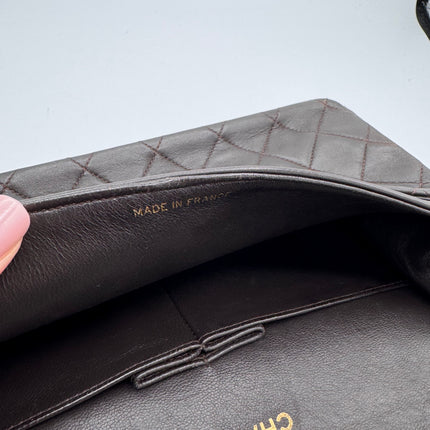 Sac Chanel Timeless Vintage Chocolat