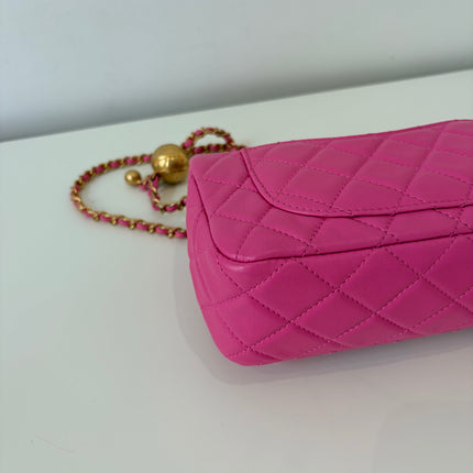 Sac Chanel Timeless Small édition limitée pearl crush rose