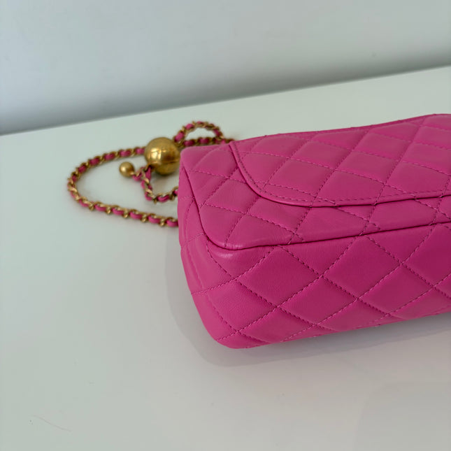 Sac Chanel Timeless Small édition limitée pearl crush rose