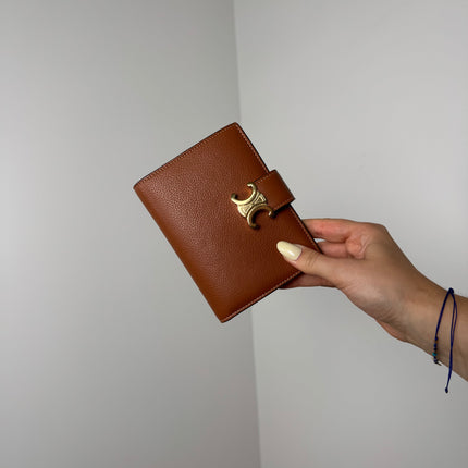 Portefeuille Celine Triomphe Moyen Tan