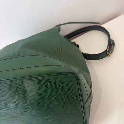 Sac Noé GM Louis Vuitton Cuir Épi Vert