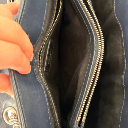 Sac Saint Laurent Loulou Medium Marine