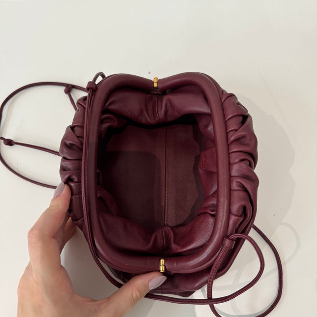 Sac Bottega Veneta Mini Pouch Burgundy