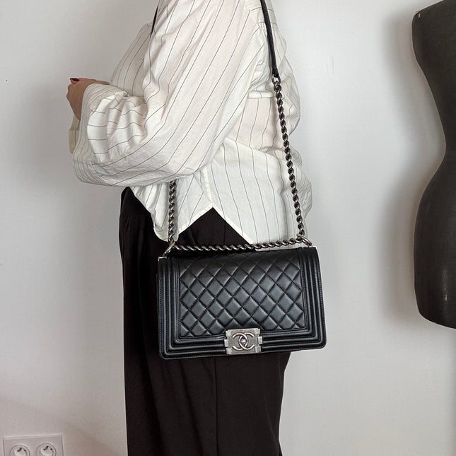 Sac Boy Chanel Moyen Noir