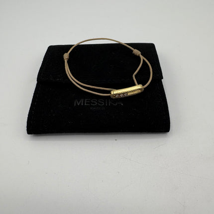 Bracelet Messika cordon beige pavé care(s)