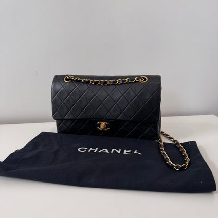 Sac Chanel Timeless vintage 25 cm noir
