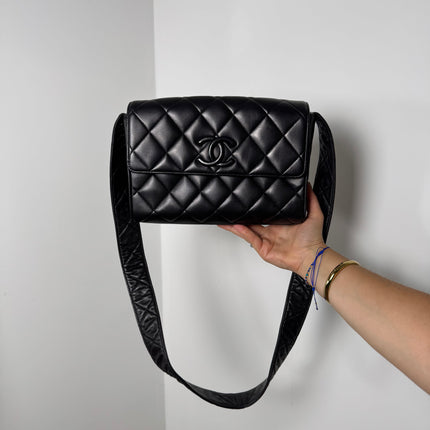 Sac Chanel Bandoulière Matelassé Noir