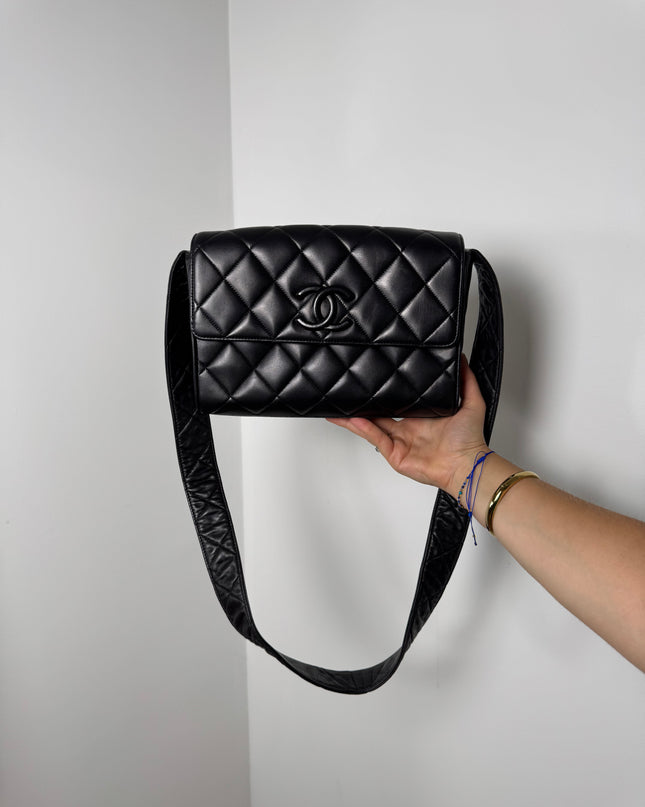 Sac Chanel Bandoulière Matelassé Noir