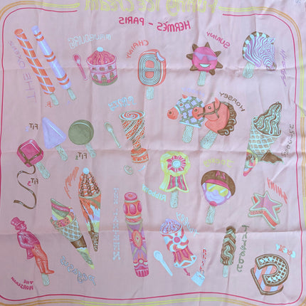 Carré Hermès Funny Ice Cream 70 cm