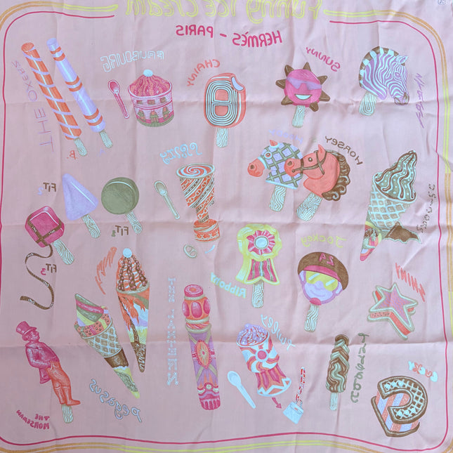 Carré Hermès Funny Ice Cream 70 cm