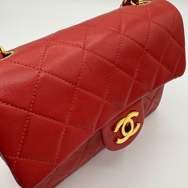 Sac Chanel Mini square rouge