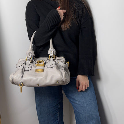 Sac Chloé Paddington Gris