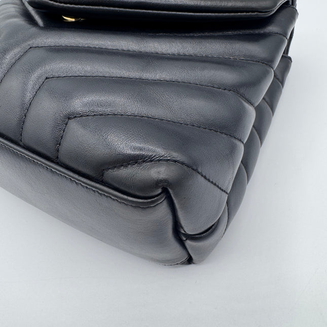 Sac Loulou Small Noir Saint Laurent