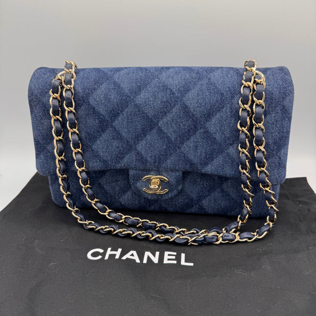 Sac Timeless Chanel Bleu Jean