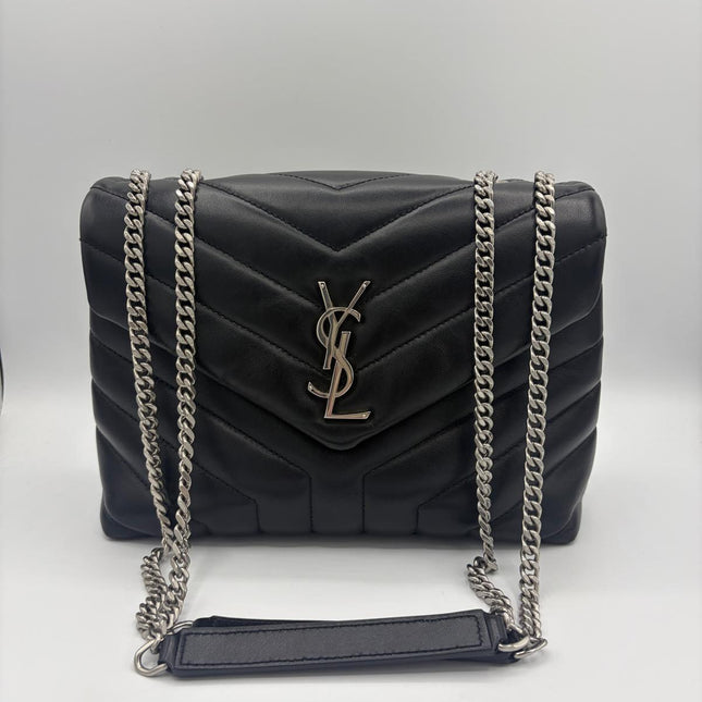 Sac Saint Laurent Loulou small bijouterie argent