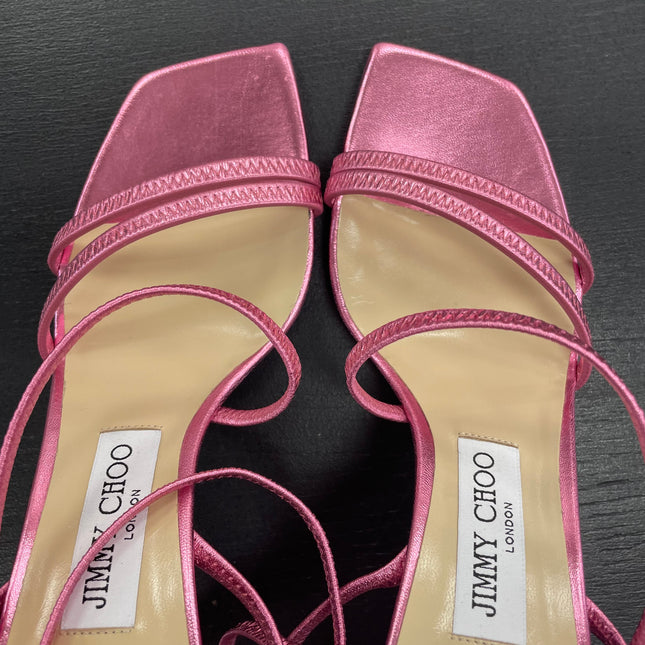 Sandales Jimmy Choo en cuir rose T38 1/2