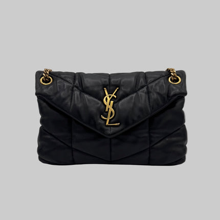 Sac Saint Laurent Puffer Small Noir