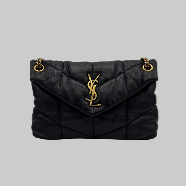 Sac Saint Laurent Puffer Small Noir
