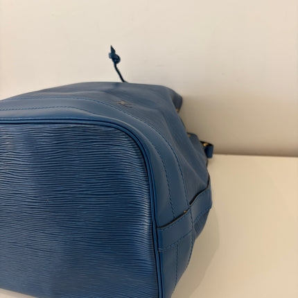 Sac Louis Vuitton Noé GM Épi bleu
