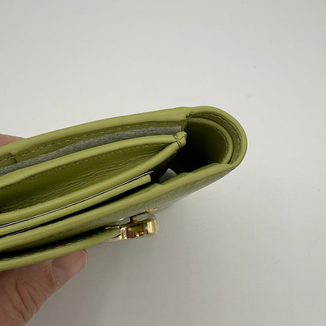 Portefeuille Céline triomphe vert sauge
