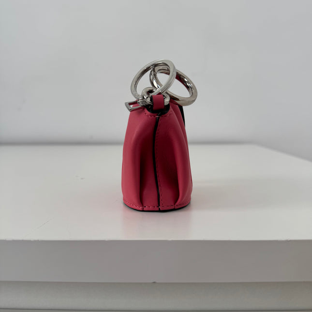 Porte-clés Loewe Éléphant cuir rose