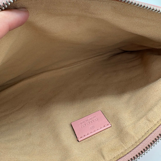 Pochette cuir GG Marmont Gucci