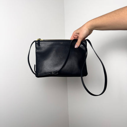 Sac Celine Trio bandoulière noir