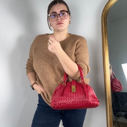Sac Bottega Veneta Vintage Rouge