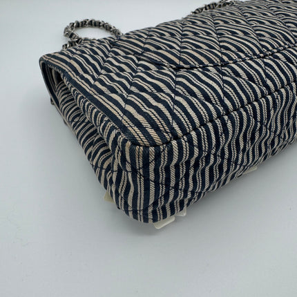 Sac Chanel Timeless Tissu Rayé