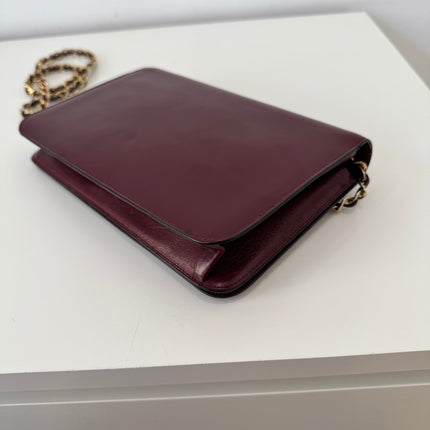 Sac Chanel Bordeaux Bandoulière