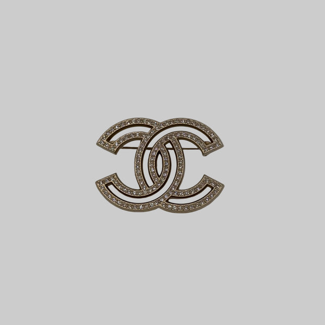 Broche Chanel Strass
