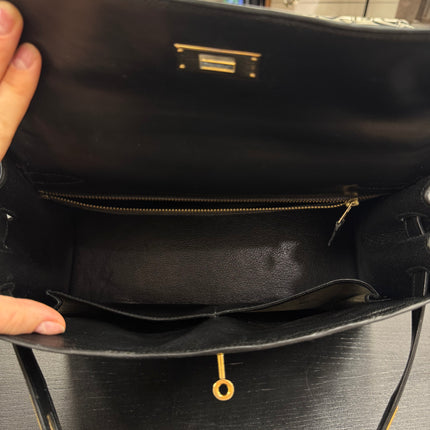 Kelly 32 Hermès Box Noir